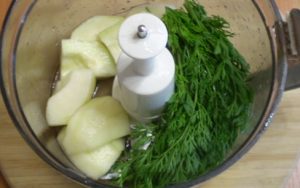 Grüner Smoothie mit Melone