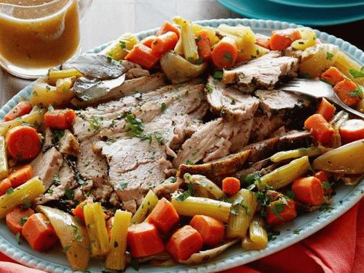 Photo Schweinebraten in einem Slow Cooker